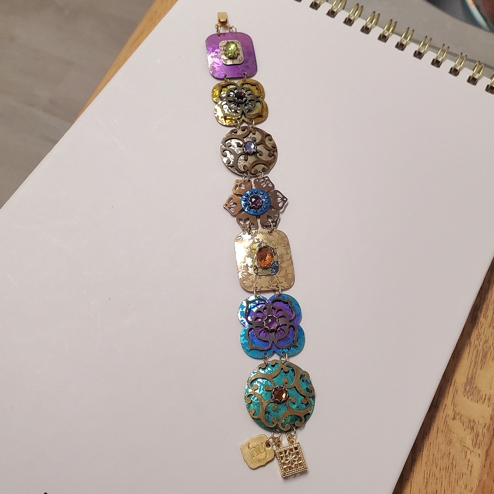 Holly Yashi Vintage Niobium Gemstone Bracelet - Picture 3 of 5